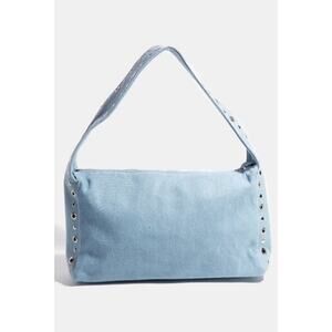 WIDE BOXY GROMMET HANDBAG